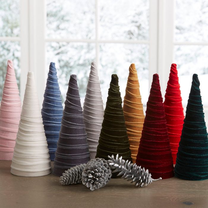 Velvet Christmas Trees