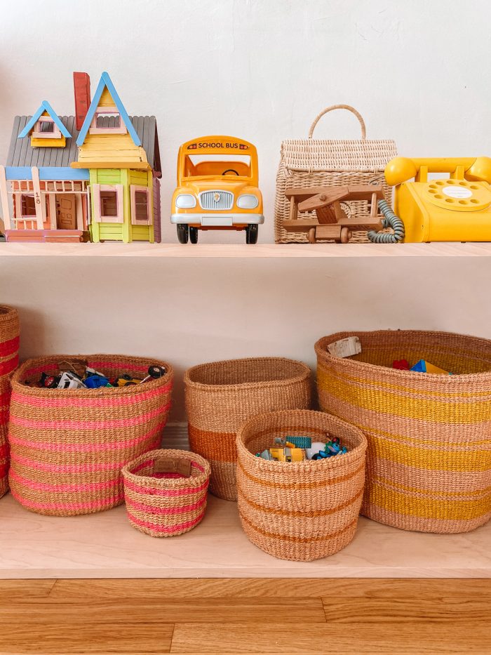 Wooden Toy Shelves