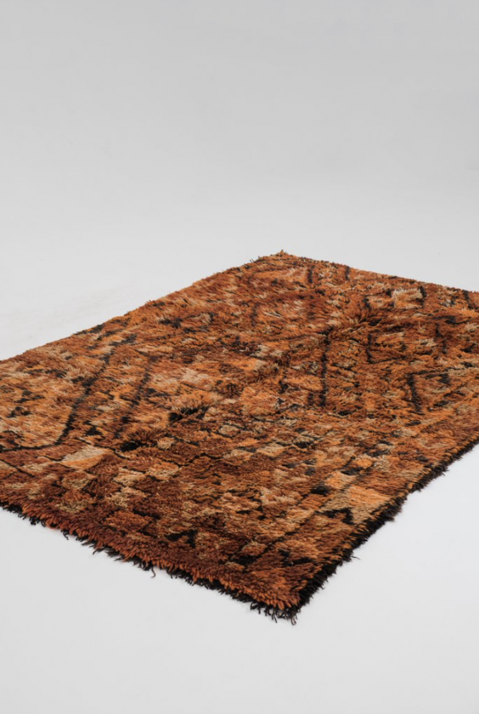 Rust & Brown Moroccan Rug