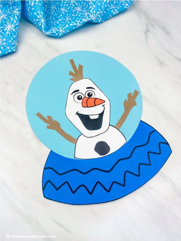 Olaf Paper Craft - Disney Craft Ideas